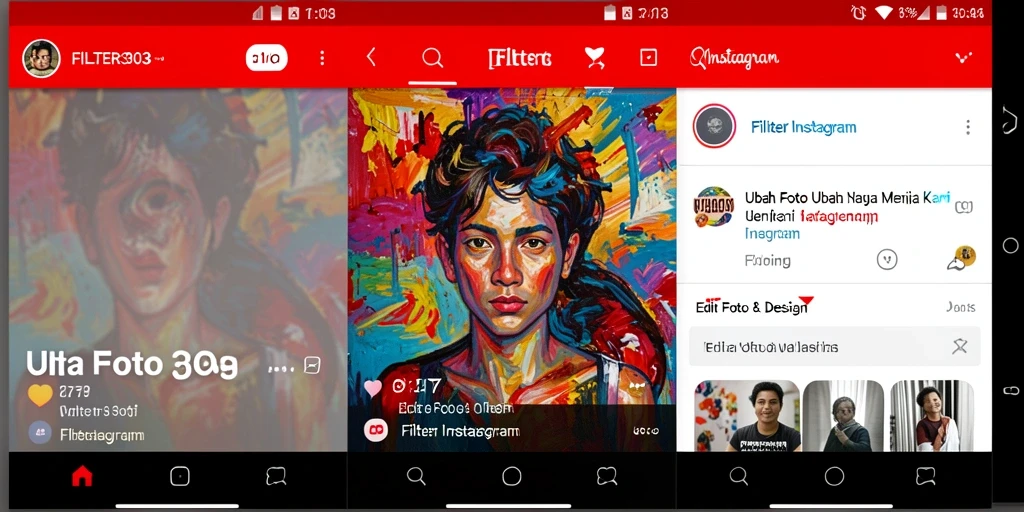 Antarmuka pengguna FILTER303 yang intuitif dan menarik.