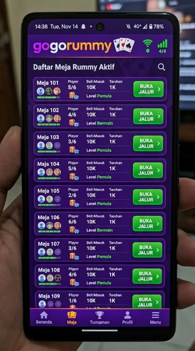 Tampilan link alternatif gogorummy