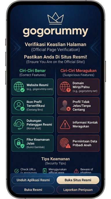 Tampilan kanal resmi gogorummy